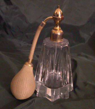 Cristal ancien  en forme octogonale